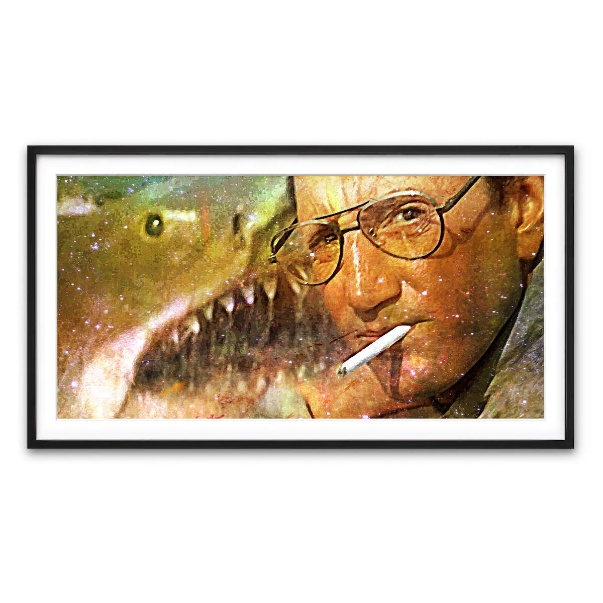 Framed Print 2x1 Black