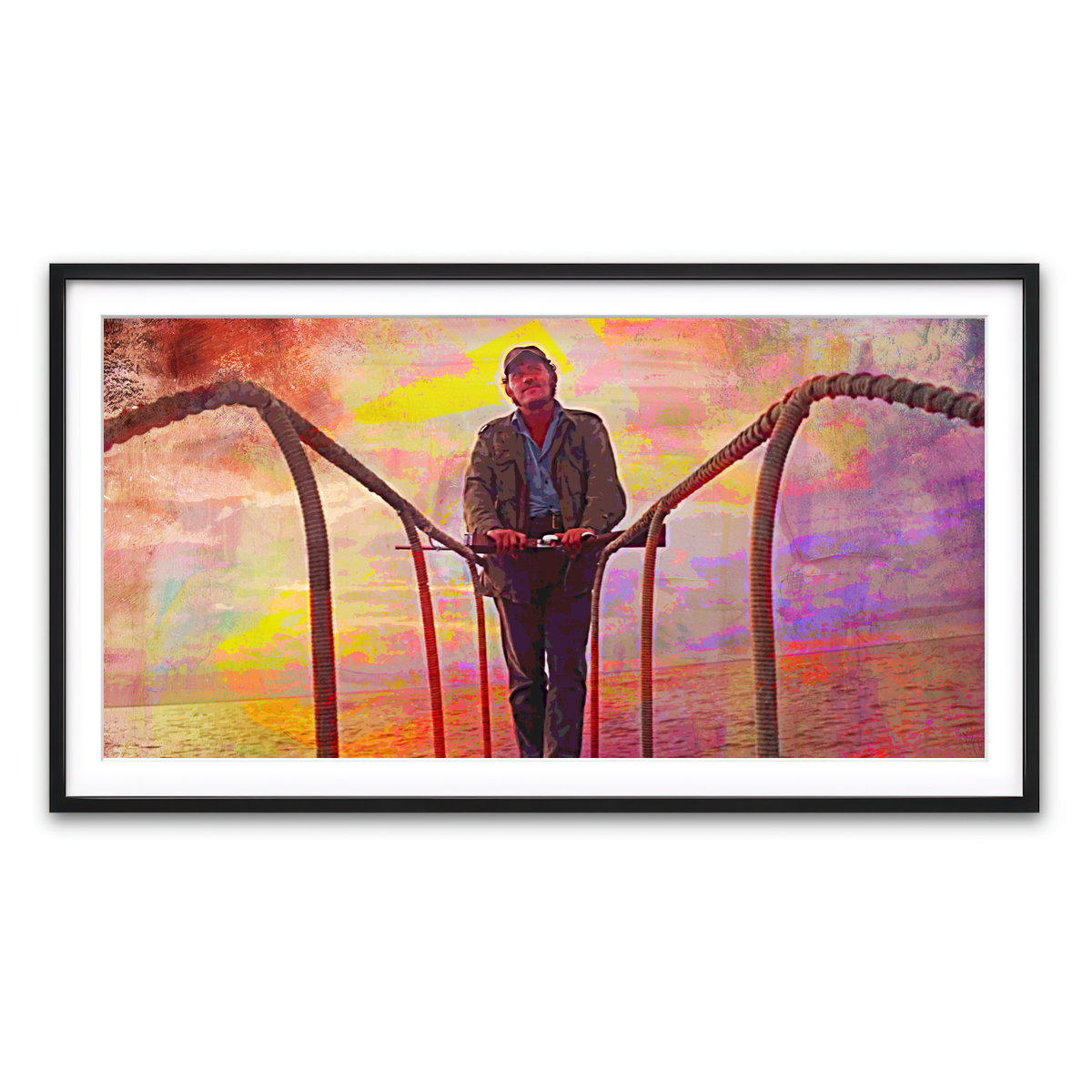 Framed Print 2x1 Black