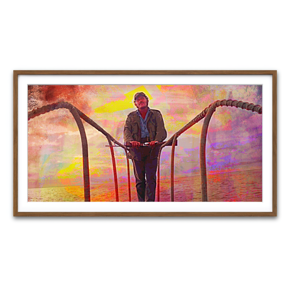 Framed Print 2x1 Walnut