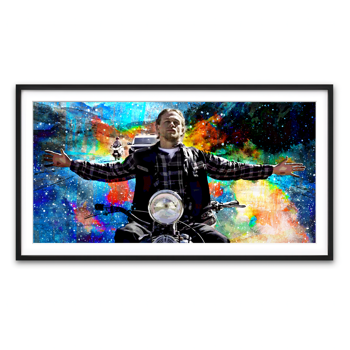 Framed Print 2x1 Black