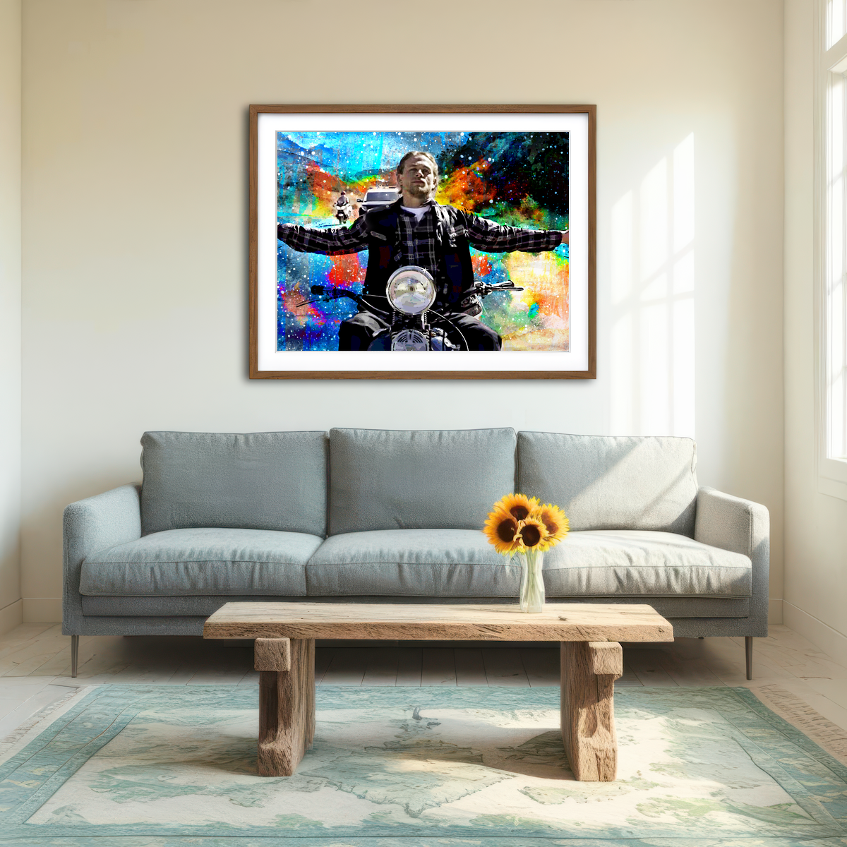 AUTO-MOCKUP ROOM | Jax Teller Wall Art