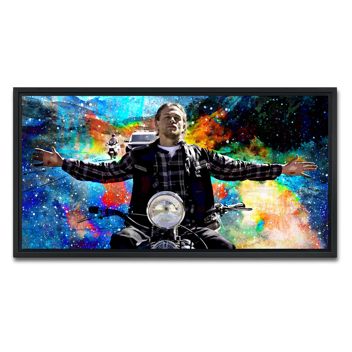 AUTO-MOCKUP WHITE | Jax Teller | 1 Piece | Black Framed Canvas | group=2x1