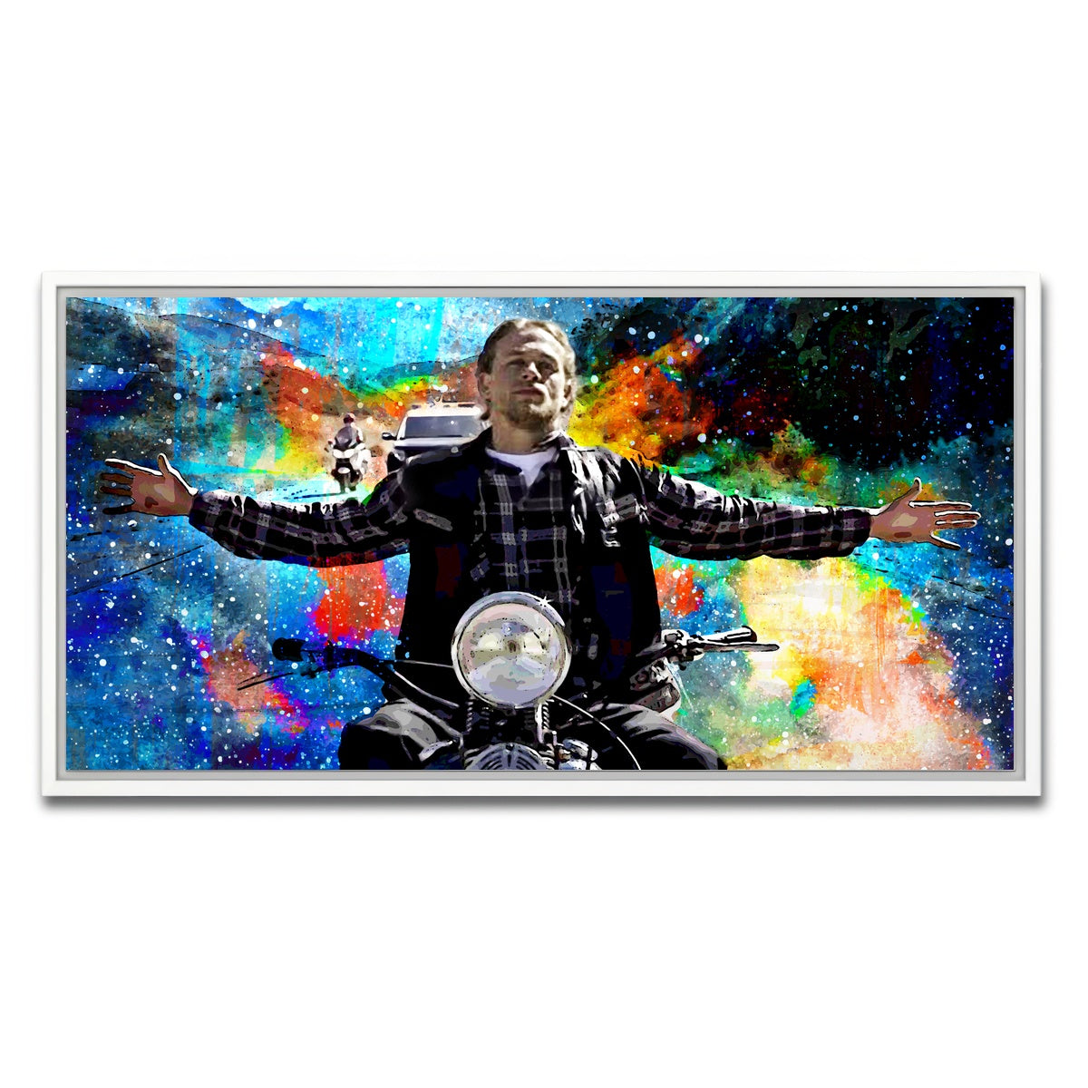 AUTO-MOCKUP WHITE | Jax Teller | 1 Piece | White Framed Canvas | group=2x1