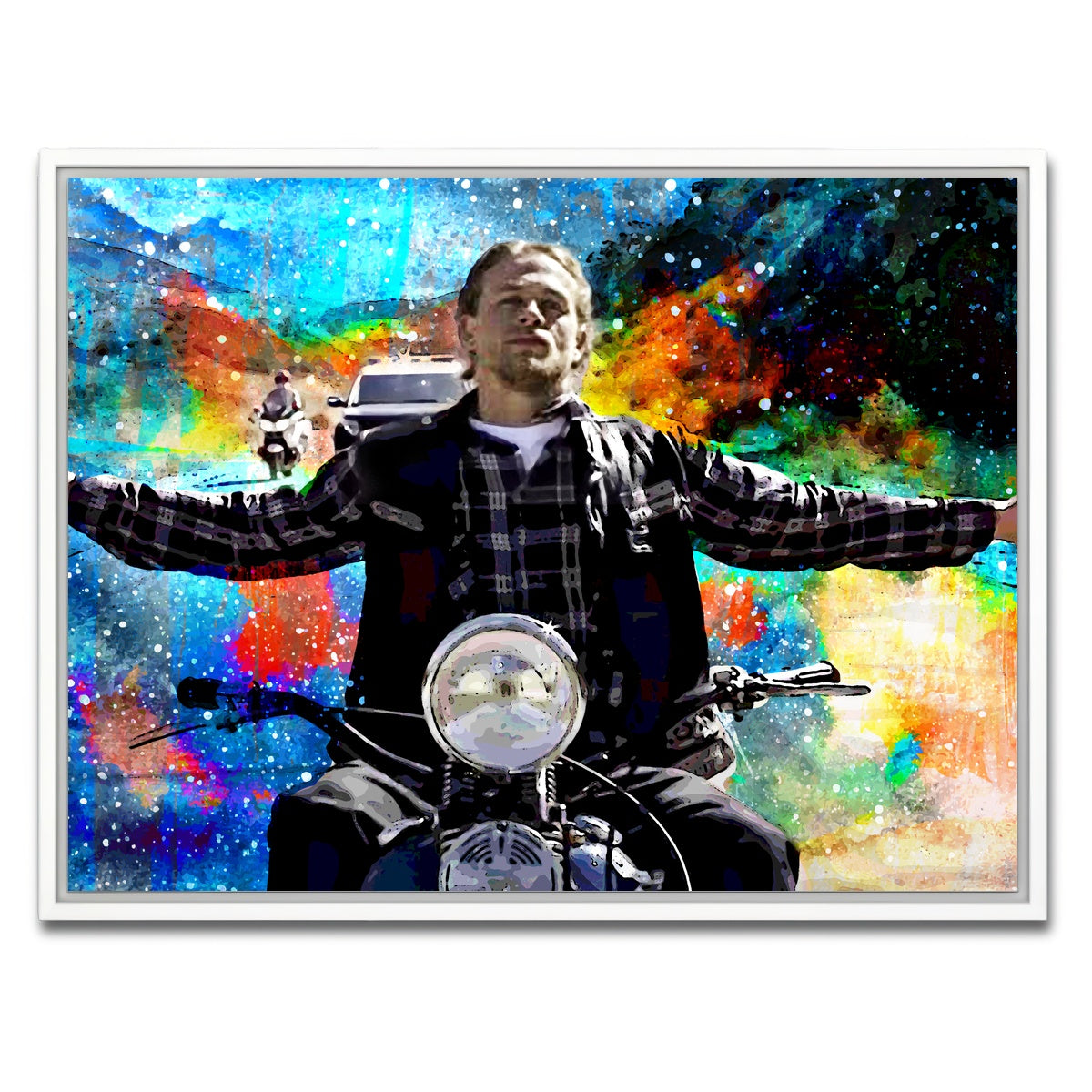 AUTO-MOCKUP WHITE | Jax Teller | 1 Piece | White Framed Canvas | group=4x3