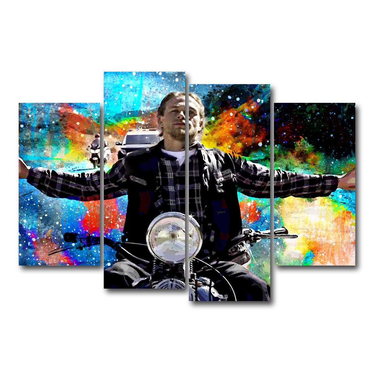AUTO-MOCKUP WHITE | Jax Teller | 4 Piece | Gallery Wrap Canvas | group=4_short