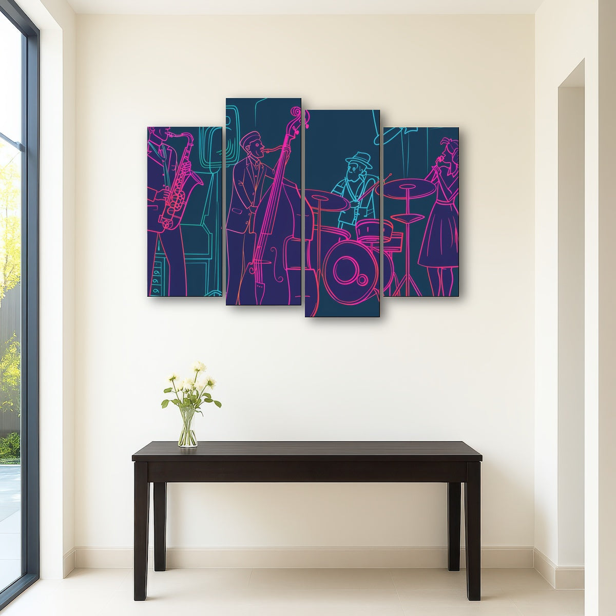 AUTO-MOCKUP ROOM | Jazz Band Vibe