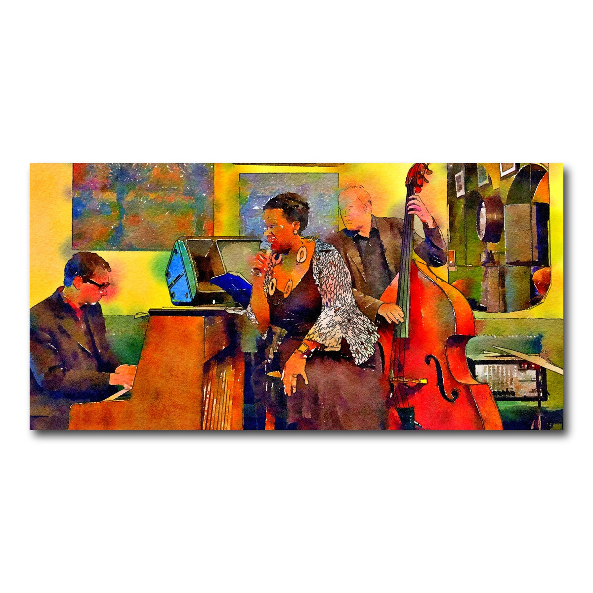 AUTO-MOCKUP WHITE | Jazz Cafe | 1 Piece | Gallery Wrap Canvas | group=2x1