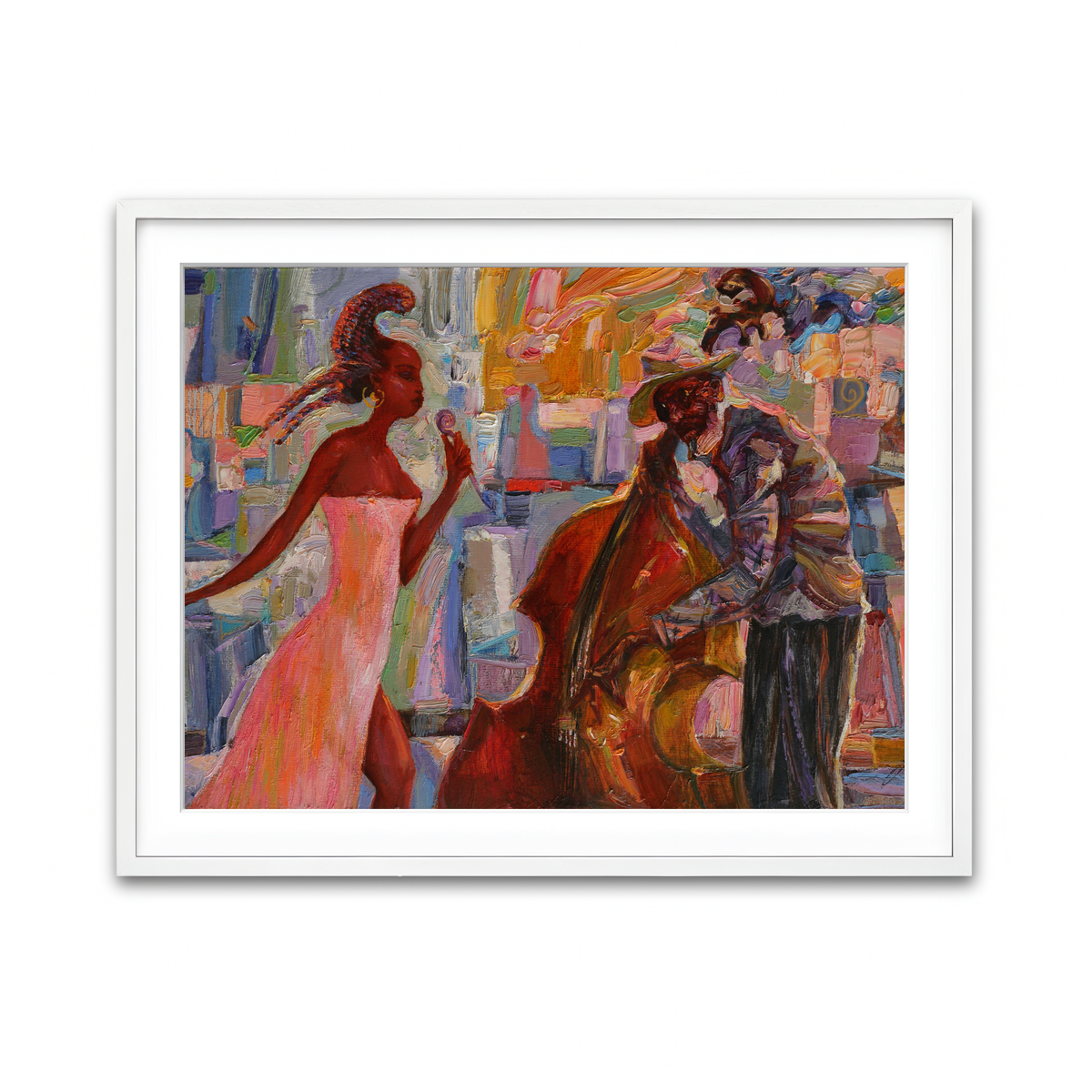 Framed Print 4x3 White