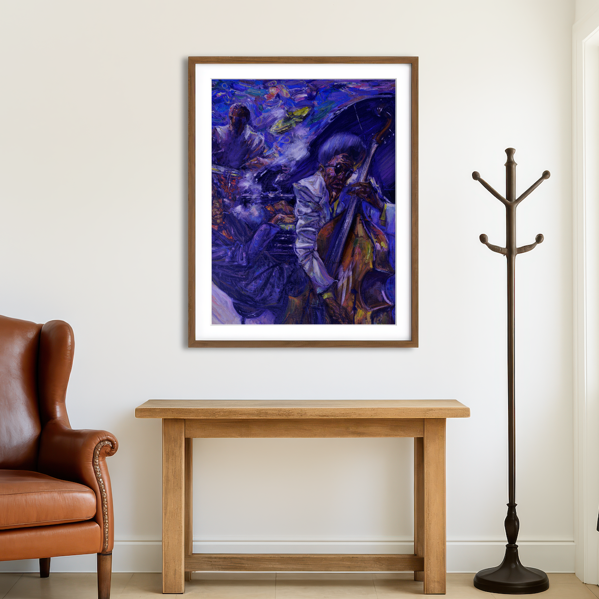 AUTO-MOCKUP ROOM | Jazz Scene Wall Art