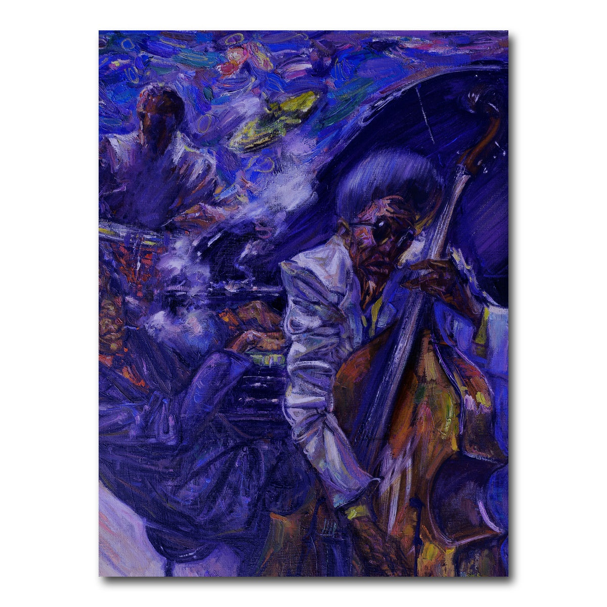 AUTO-MOCKUP WHITE | Jazz Scene | 1 Piece | Gallery Wrap Canvas | group=3x4