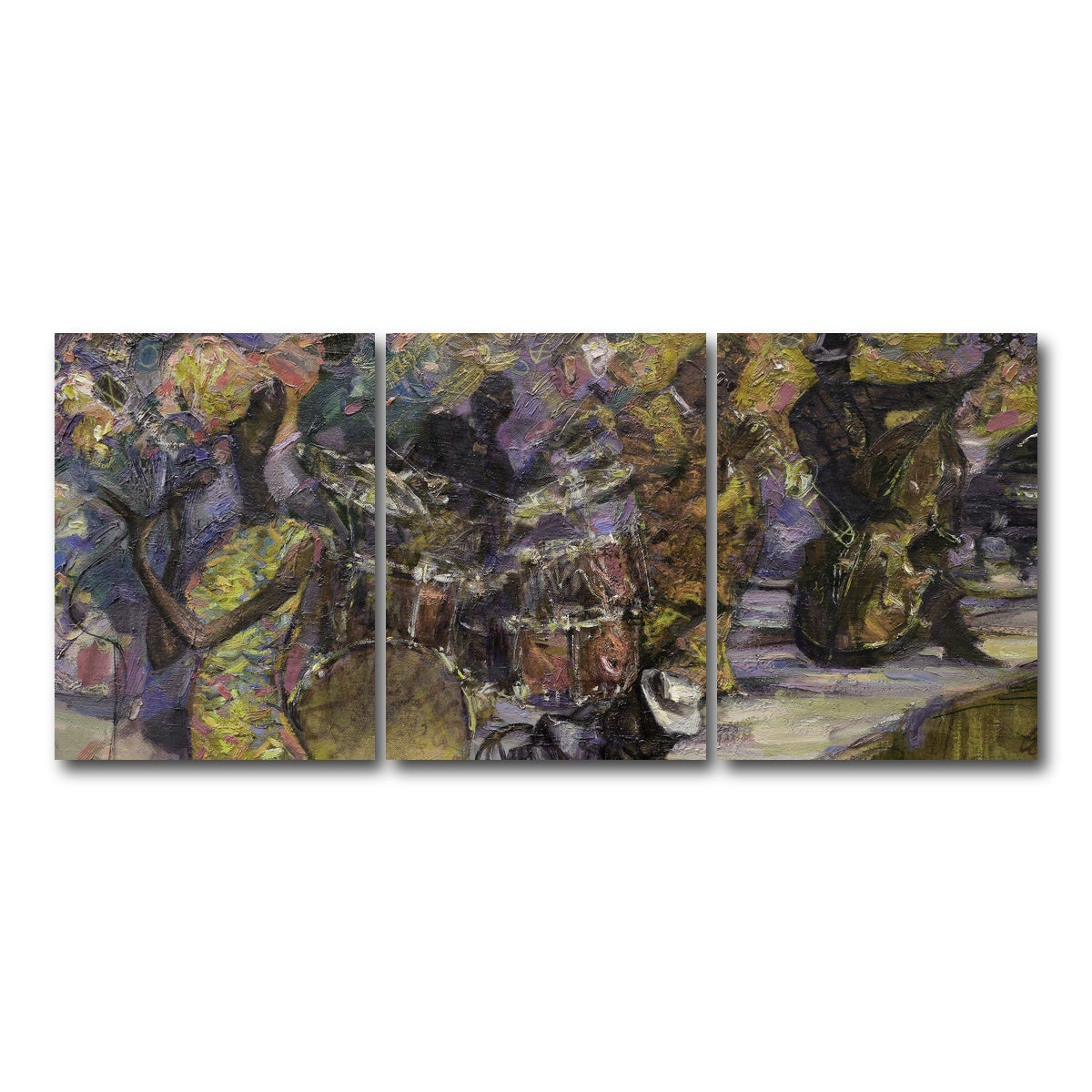 AUTO-MOCKUP WHITE | Jazzin' into the night | 3 Piece | Gallery Wrap Canvas | group=18x24