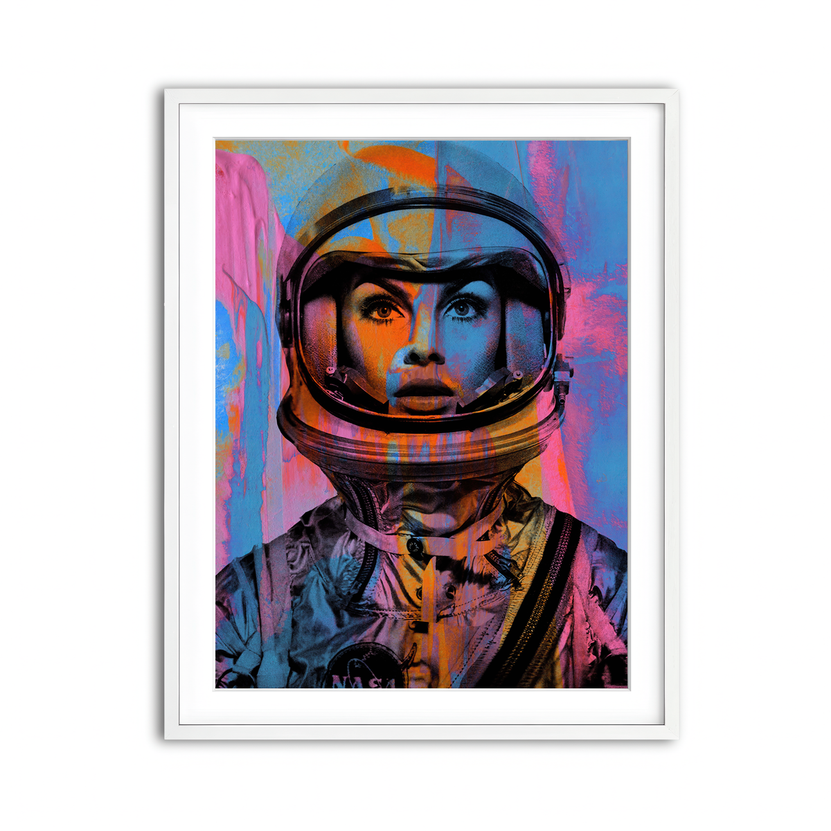 Framed Print 3x4 White