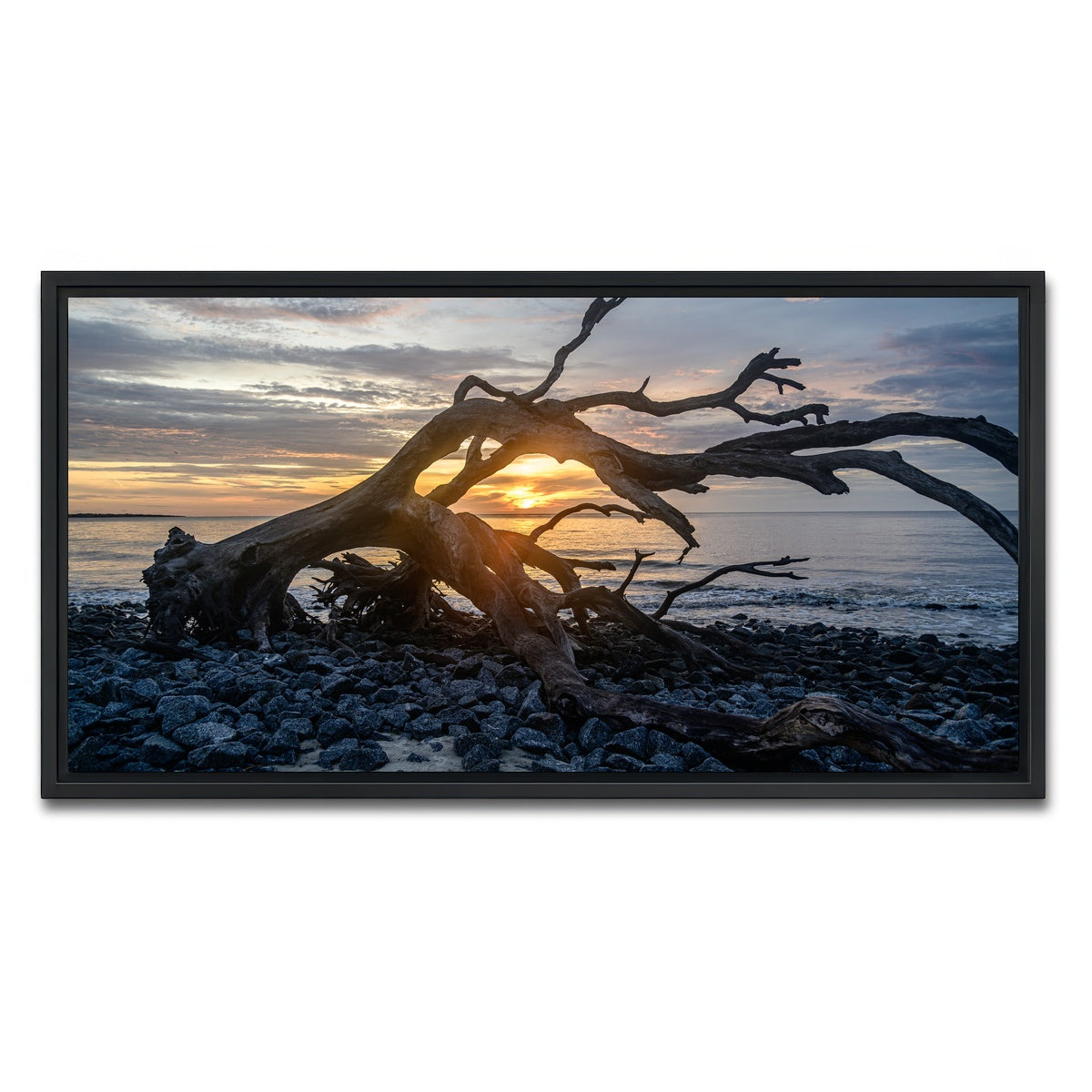 AUTO-MOCKUP WHITE | Jekyll Island Georgia | 1 Piece | Black Framed Canvas | group=2x1