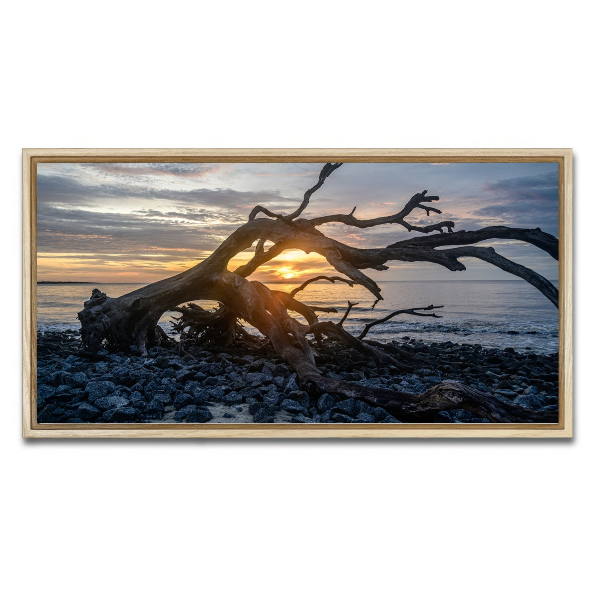 AUTO-MOCKUP WHITE | Jekyll Island Georgia | 1 Piece | Natural Framed Canvas | group=2x1