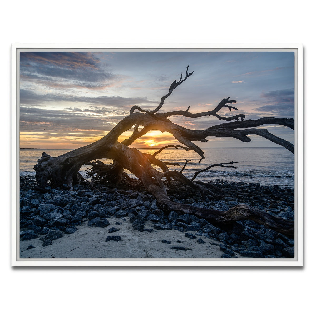 AUTO-MOCKUP WHITE | Jekyll Island Georgia | 1 Piece | White Framed Canvas | group=4x3