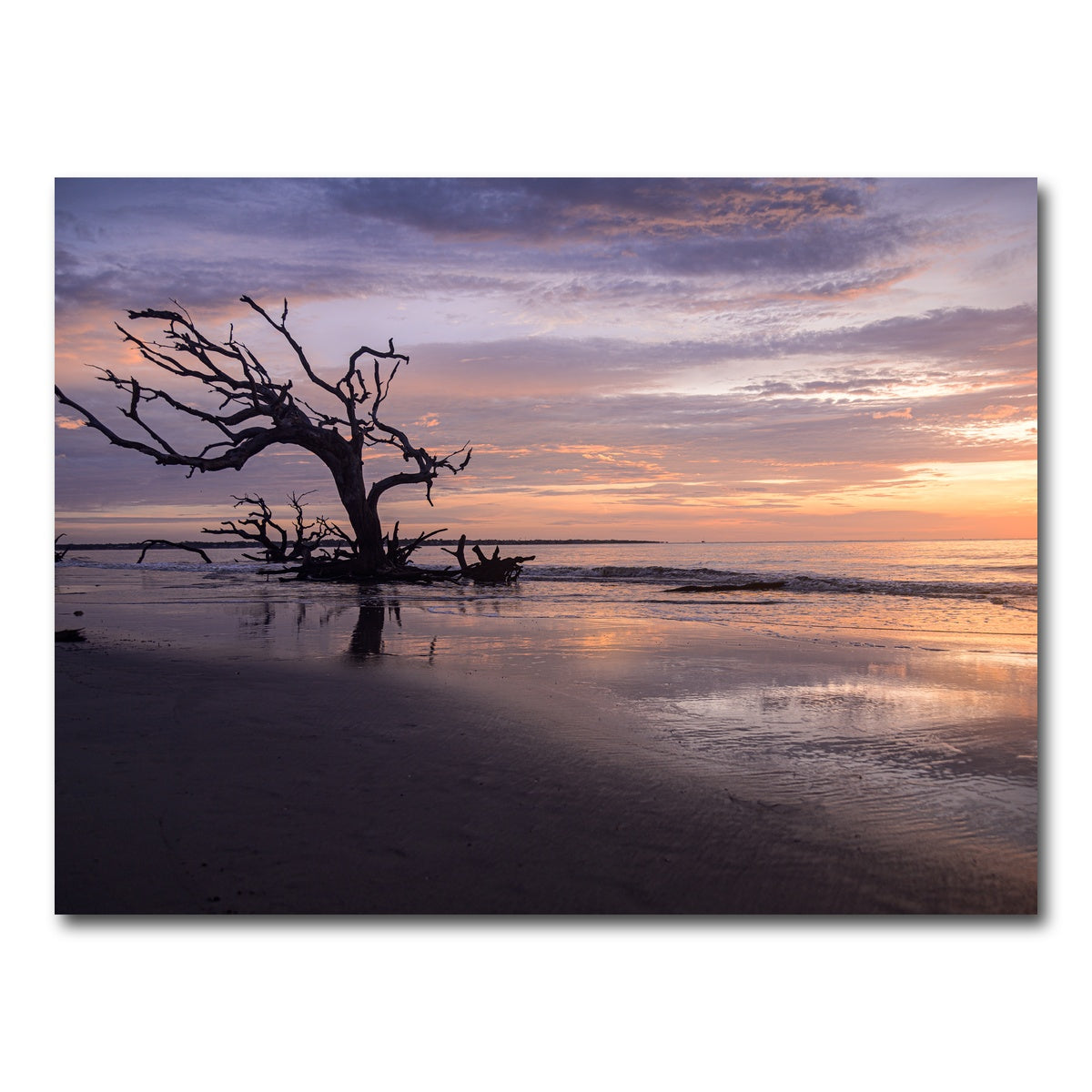 AUTO-MOCKUP WHITE | Jekyll Island Sunset | 1 Piece | Gallery Wrap Canvas | group=4x3