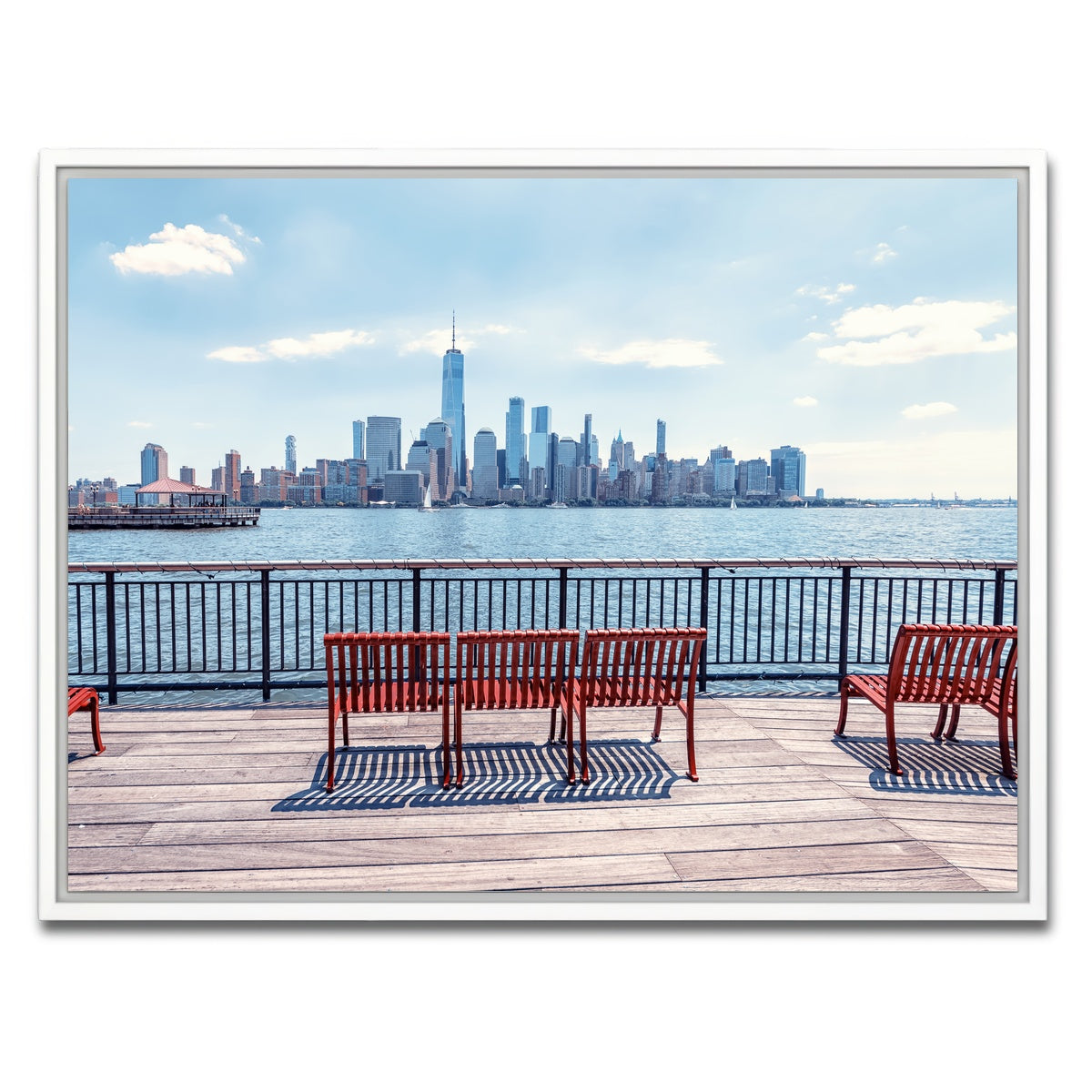 AUTO-MOCKUP WHITE | Jersey City | 1 Piece | White Framed Canvas | group=4x3