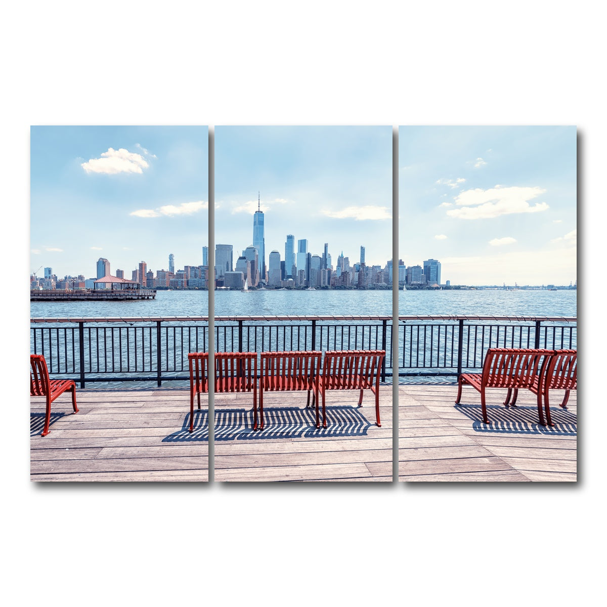 AUTO-MOCKUP WHITE | Jersey City | 3 Piece | Gallery Wrap Canvas | group=12x24