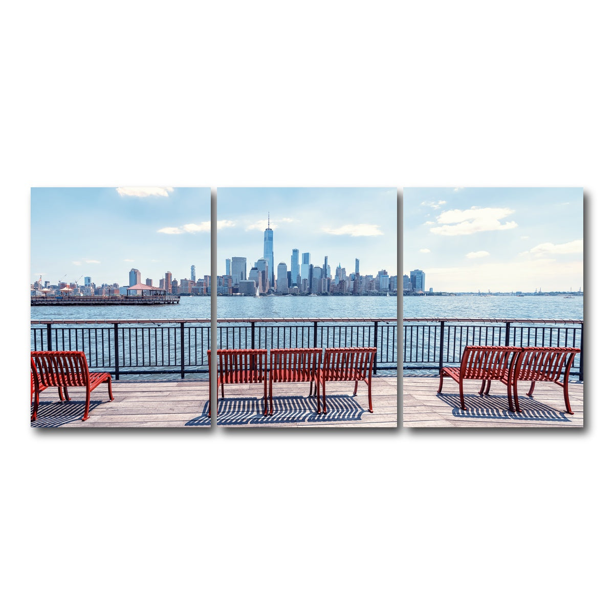 AUTO-MOCKUP WHITE | Jersey City | 3 Piece | Gallery Wrap Canvas | group=18x24