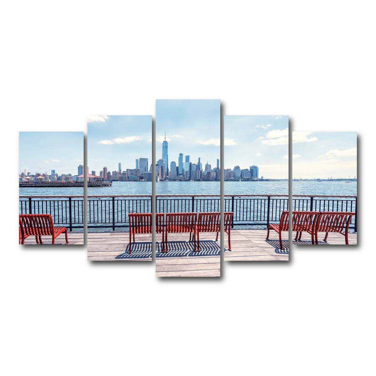 AUTO-MOCKUP WHITE | Jersey City | 5 Piece | Gallery Wrap Canvas | group=5_normal
