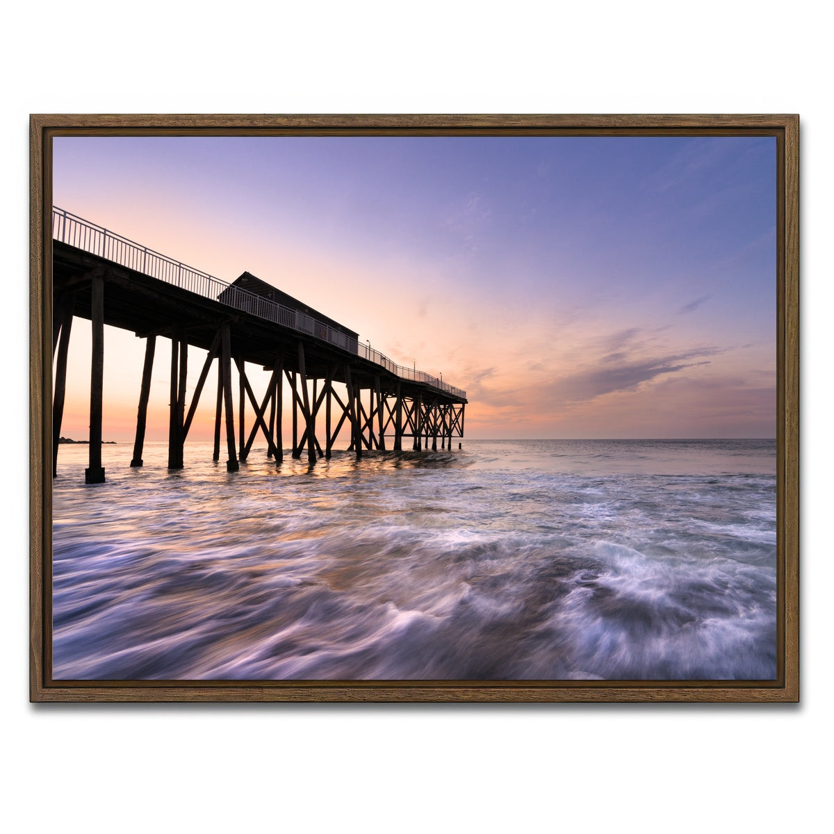 AUTO-MOCKUP WHITE | Jersey Shore Classic | 1 Piece | Walnut Framed Canvas | group=4x3