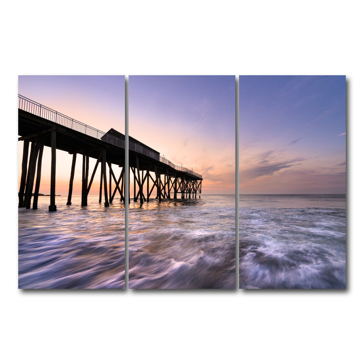 AUTO-MOCKUP WHITE | Jersey Shore Classic | 3 Piece | Gallery Wrap Canvas | group=12x24