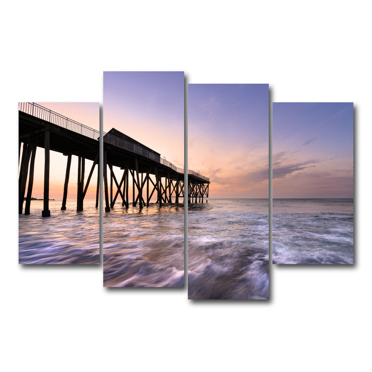 AUTO-MOCKUP WHITE | Jersey Shore Classic | 4 Piece | Gallery Wrap Canvas | group=4_short