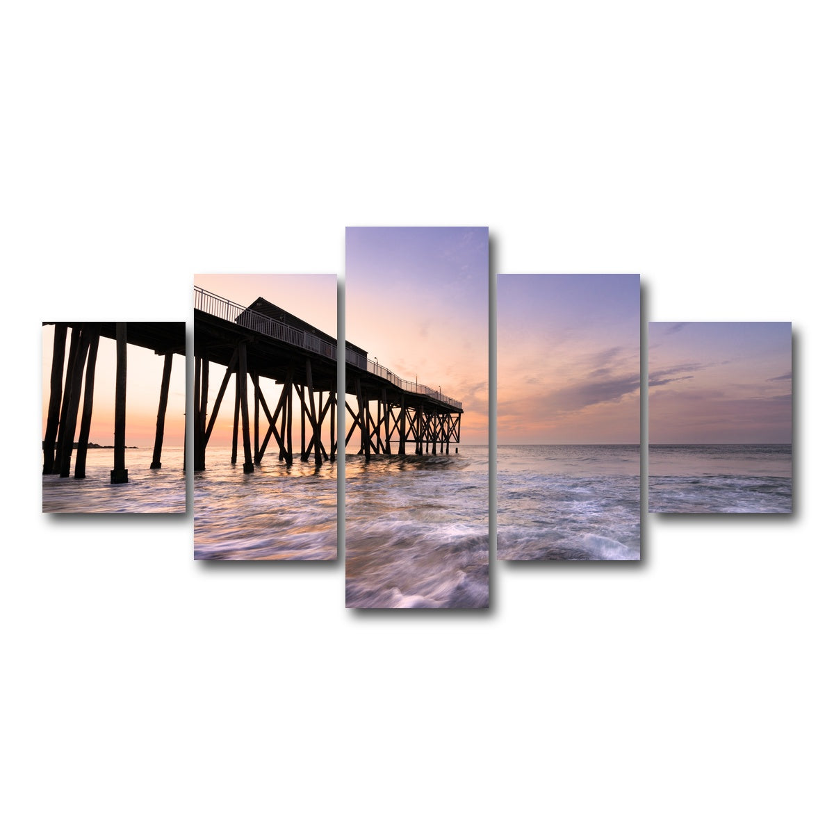 AUTO-MOCKUP WHITE | Jersey Shore Classic | 5 Piece | Gallery Wrap Canvas | group=5_short