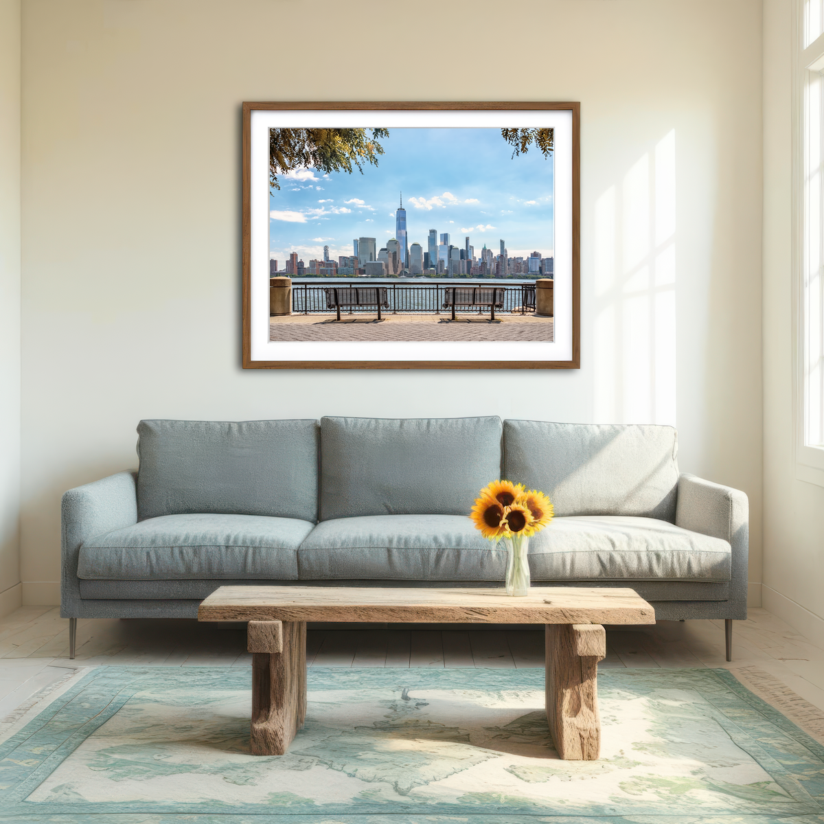 AUTO-MOCKUP ROOM | Jersey View Wall Art