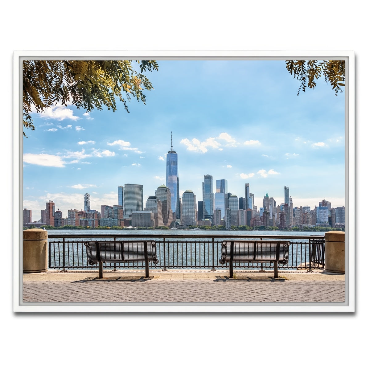 AUTO-MOCKUP WHITE | Jersey View | 1 Piece | White Framed Canvas | group=4x3