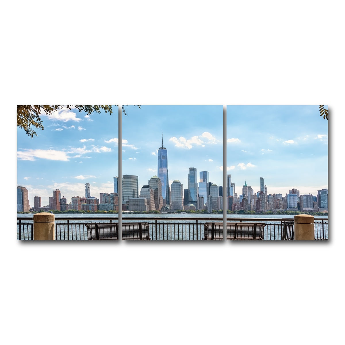 AUTO-MOCKUP WHITE | Jersey View | 3 Piece | Gallery Wrap Canvas | group=18x24