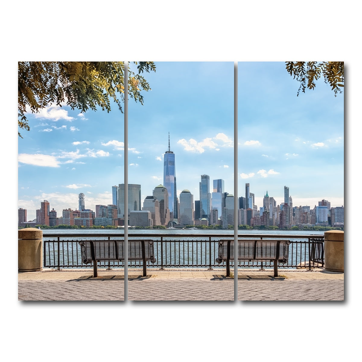 AUTO-MOCKUP WHITE | Jersey View | 3 Piece | Gallery Wrap Canvas | group=8x18