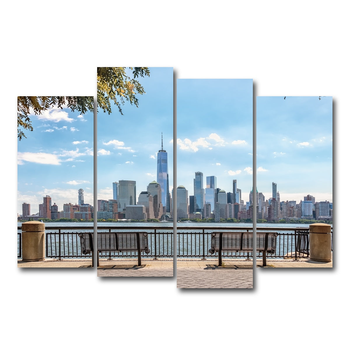 AUTO-MOCKUP WHITE | Jersey View | 4 Piece | Gallery Wrap Canvas | group=4_normal