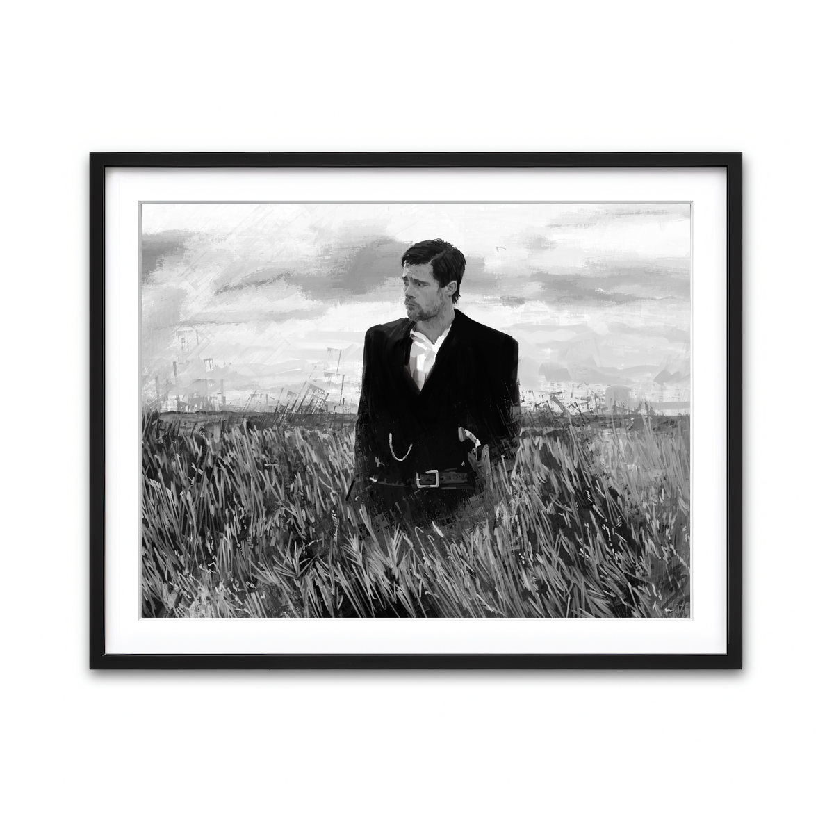 Framed Print 4x3 Black