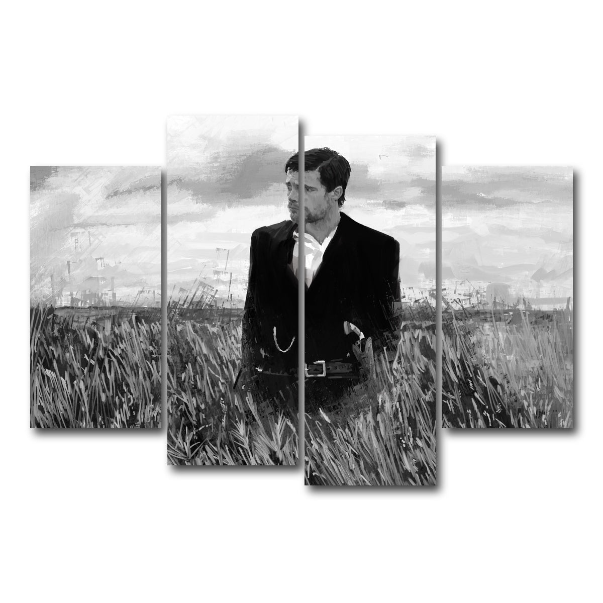 AUTO-MOCKUP WHITE | Jesse | 4 Piece | Gallery Wrap Canvas | group=4_short