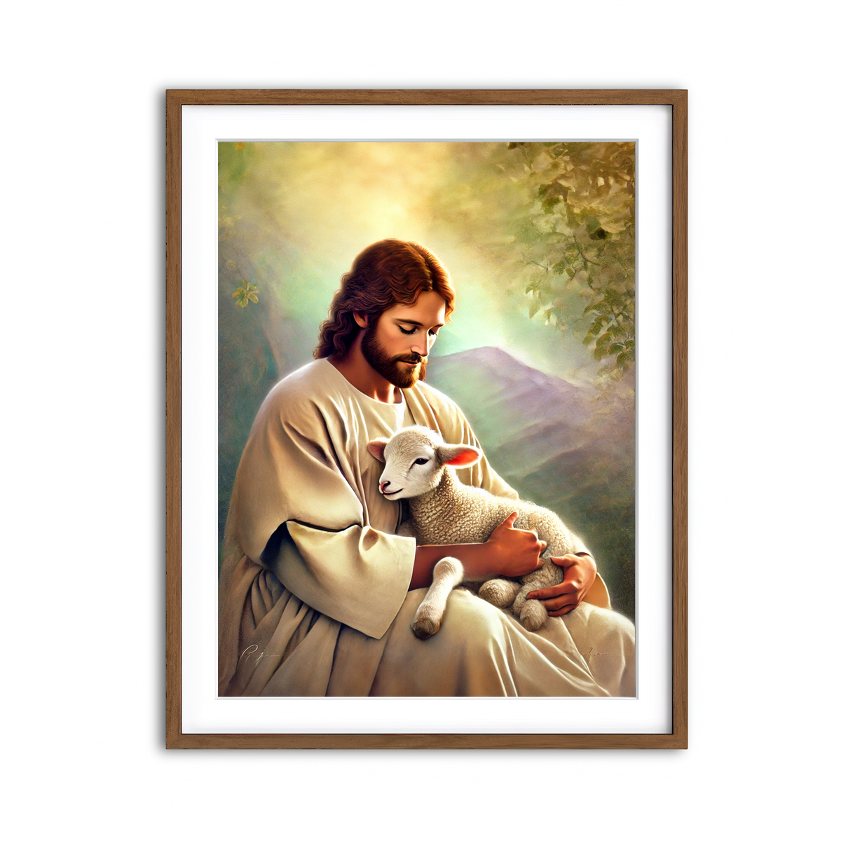 Framed Print 3x4 Walnut