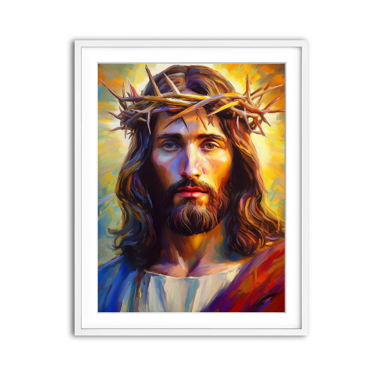 Framed Print 3x4 White