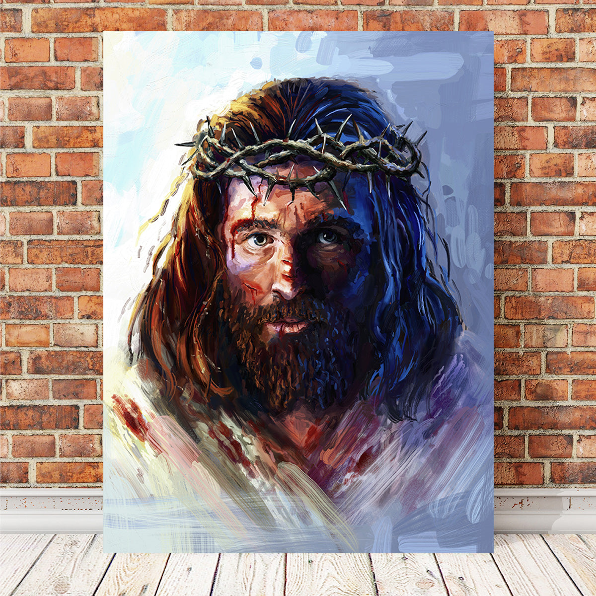 Jesus with Crown of Thorns Wall Art