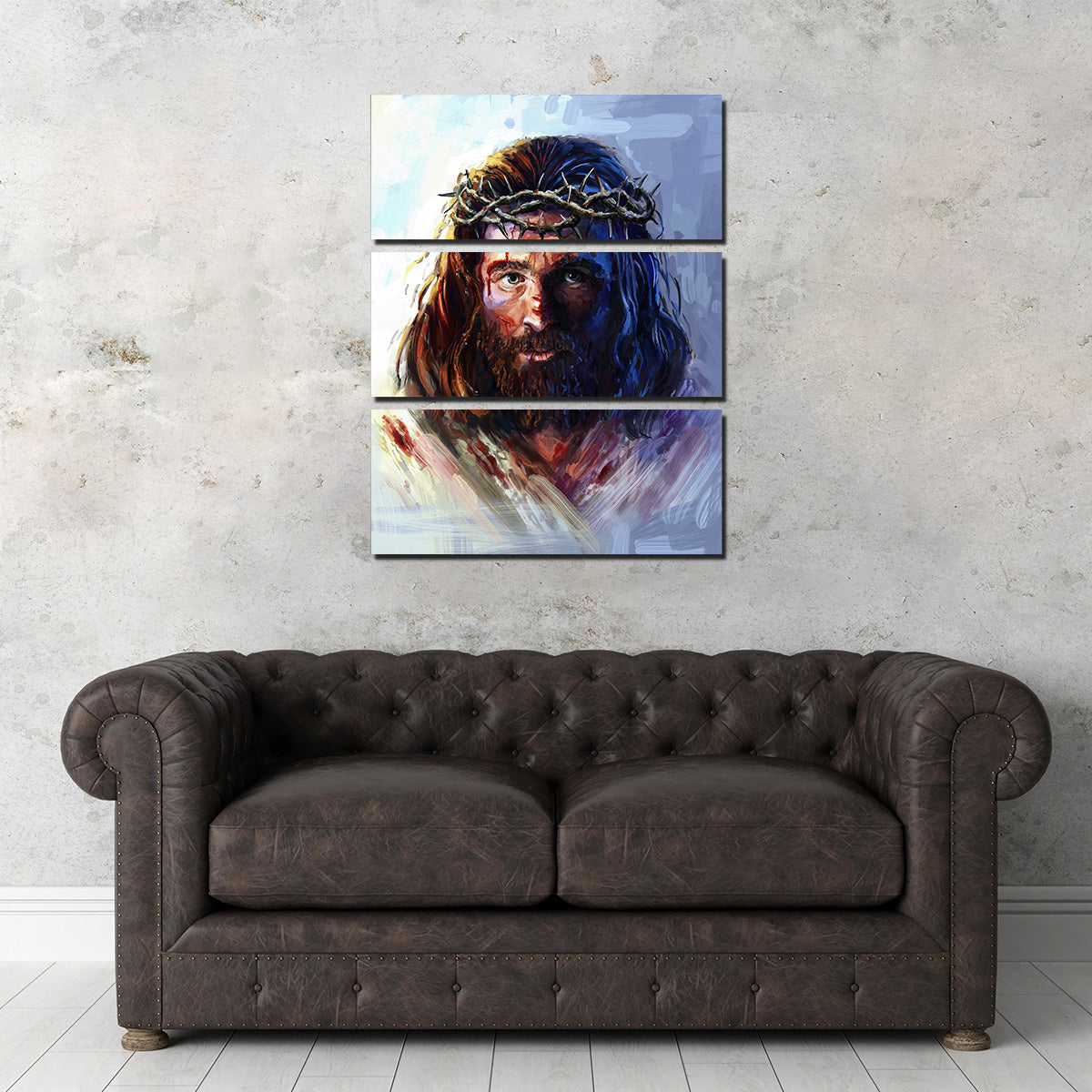 Jesus with Crown of Thorns Wall Art