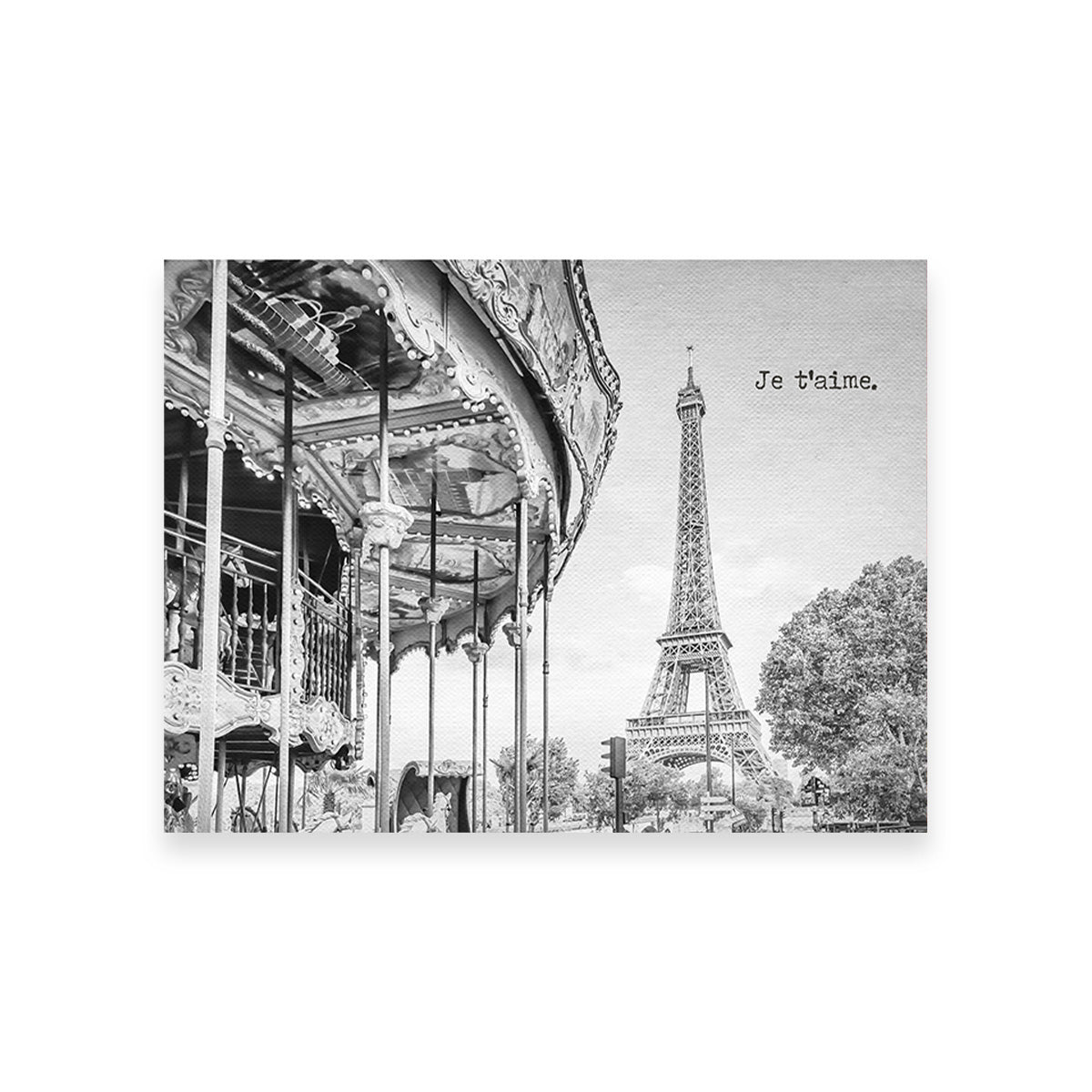 Je t’aime - Paris Wall Art