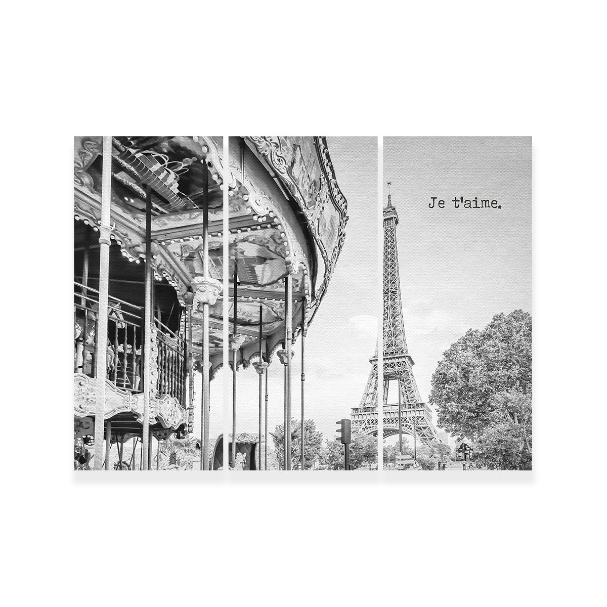 Je t’aime - Paris Wall Art