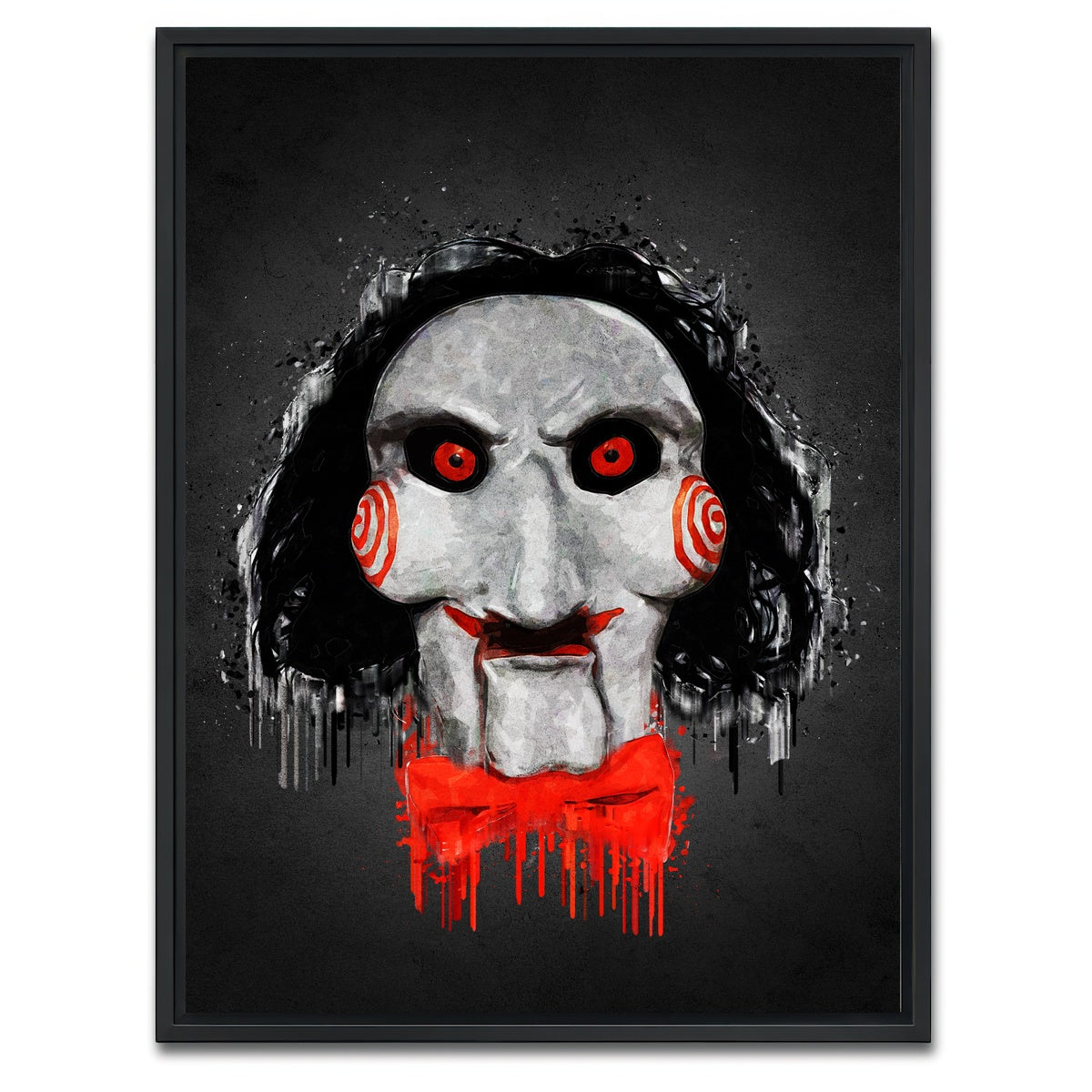 AUTO-MOCKUP WHITE | JigSaw Portrait | 1 Piece | Black Framed Canvas | group=3x4