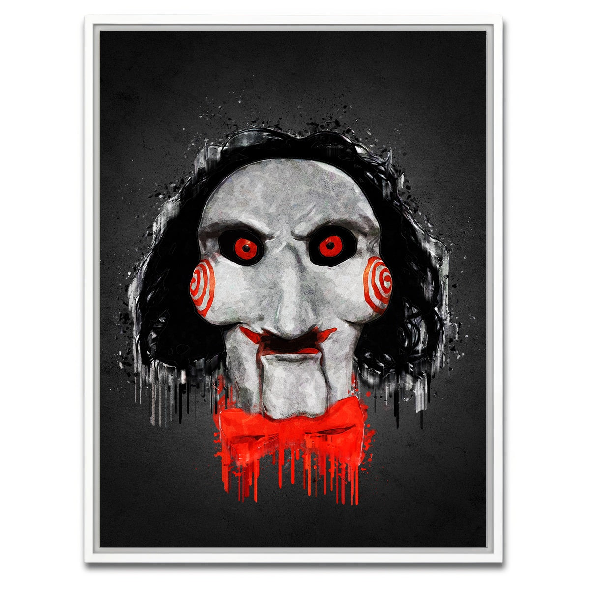 AUTO-MOCKUP WHITE | JigSaw Portrait | 1 Piece | White Framed Canvas | group=3x4