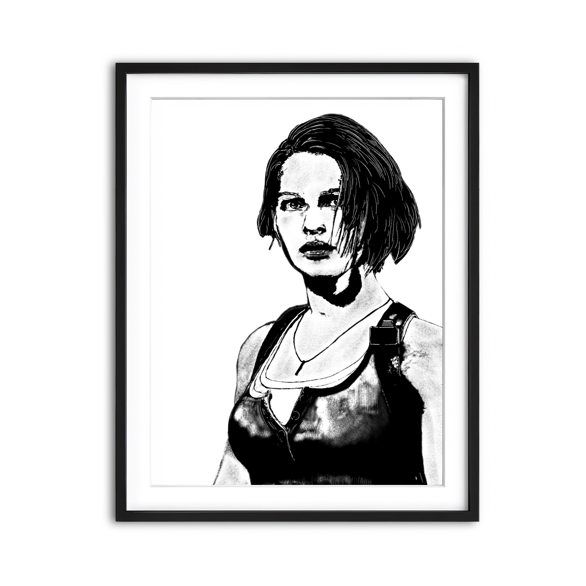 Framed Print 3x4 Black