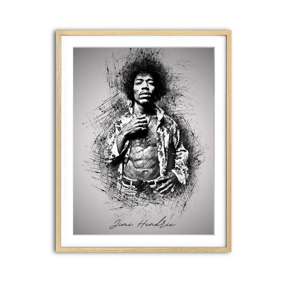 Framed Print 3x4 Natural