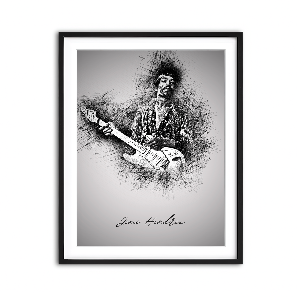 Framed Print 3x4 Black