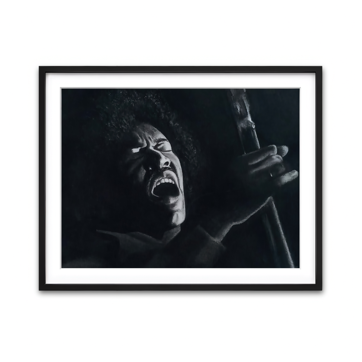Framed Print 4x3 Black