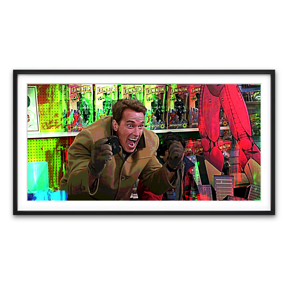 Framed Print 2x1 Black