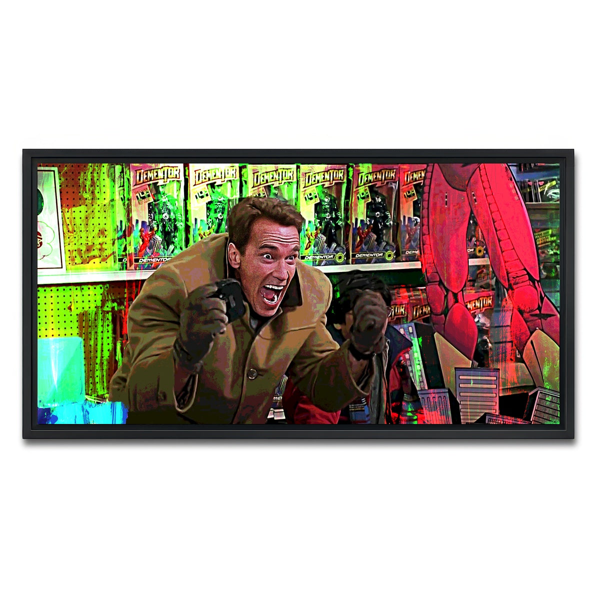 AUTO-MOCKUP WHITE | Jingle All The Way | 1 Piece | Black Framed Canvas | group=2x1