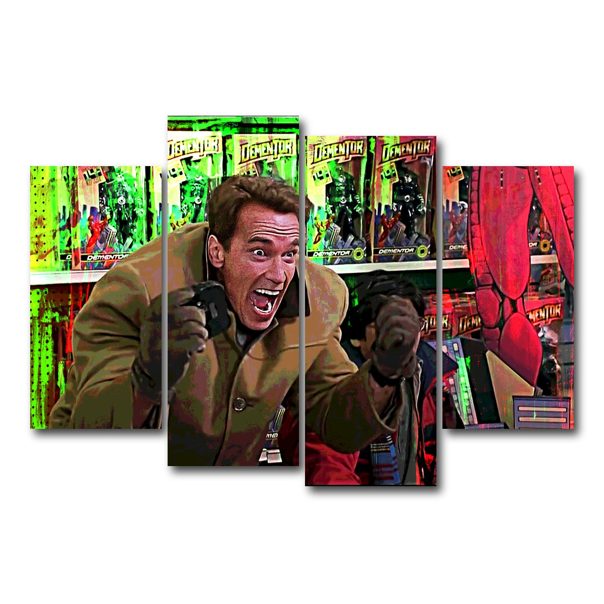 AUTO-MOCKUP WHITE | Jingle All The Way | 4 Piece | Gallery Wrap Canvas | group=4_short